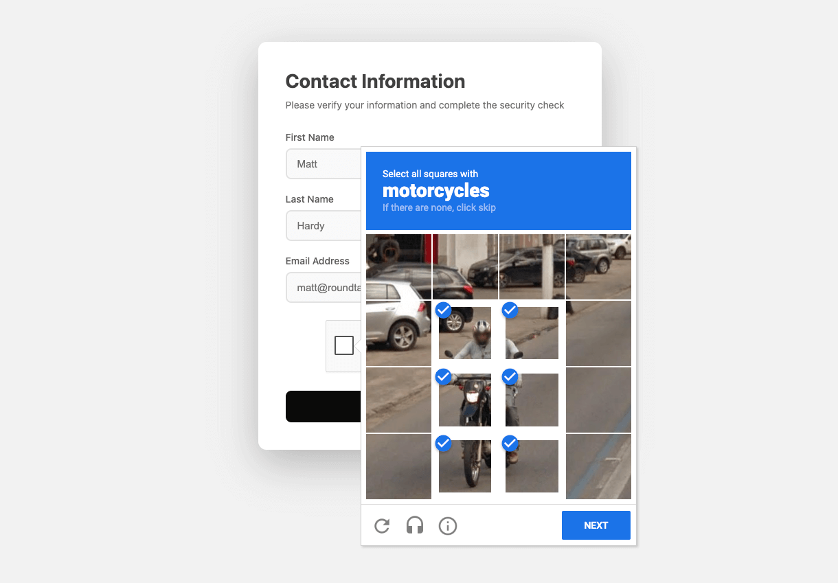 CAPTCHA example